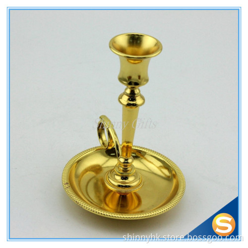 Shinny Gifts Metal Candlestick Holder for Home Decoration